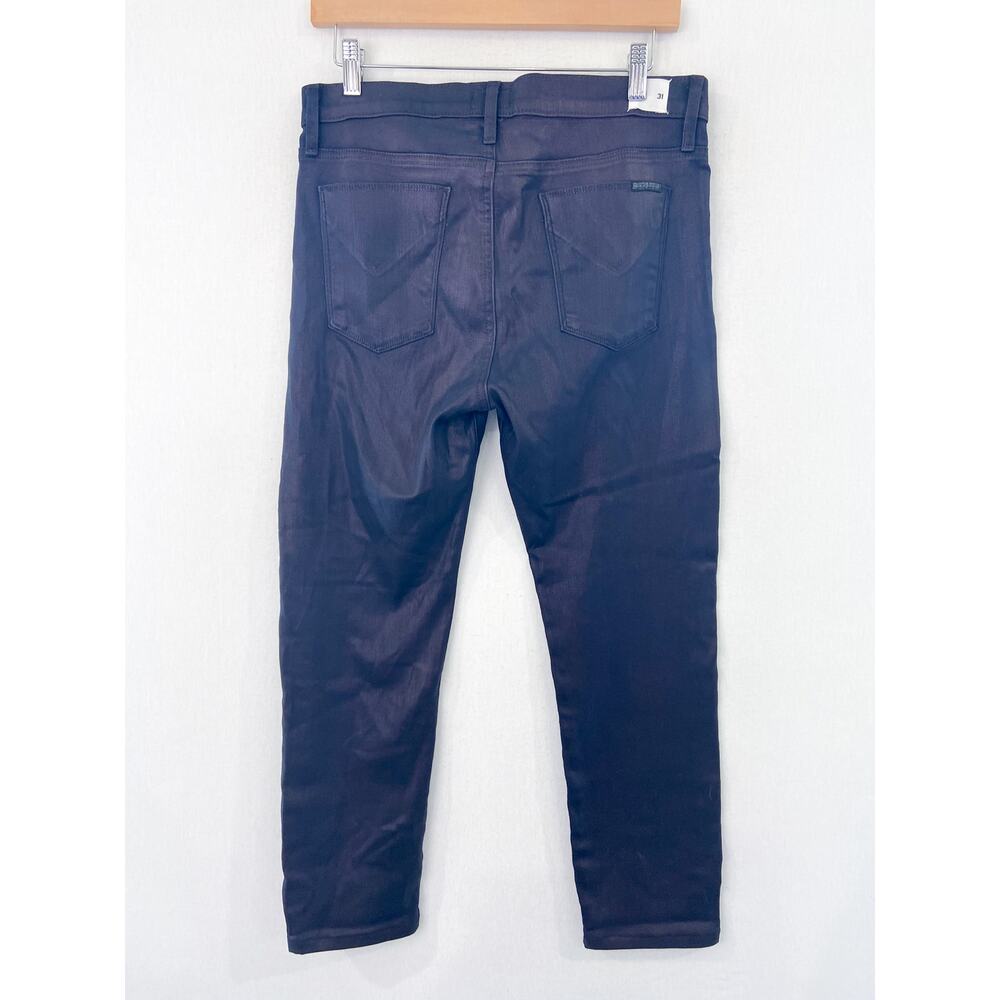 Hudson Nico Mid-Rise Super Skinny Jeans in GOLO Metallic Purple Haze size 31 - Picture 6 of 9